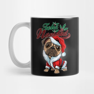 Feliz Navidad sweet pug Mug